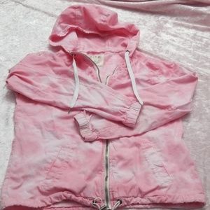 Faded white and pink jacket